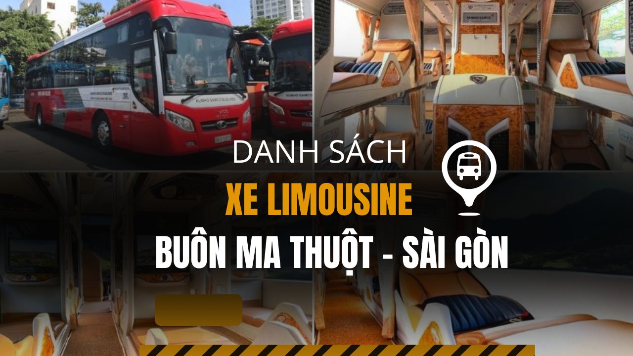 xe Limousine Buôn Ma Thuột Sài Gòn